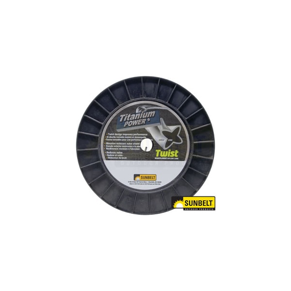 Titanium Power Trimmer Line, .095" twist 8" x8" x4.25"